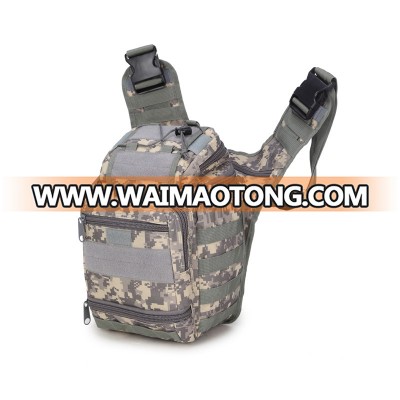 Outdoor Military Tactical Back Camouflage Saddle Bags Shoulder BackPack for Hiking Cycling Molle System 600D Waterproof Fabric