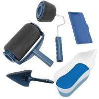 Magic Paint Roller and Painting Brush Tray Set  Point N Paint and Three Roads Tool Paint Brush Set